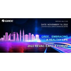 новости новые продукты GREE для экологии и здоровья: презентация на REVAC Expo 2022